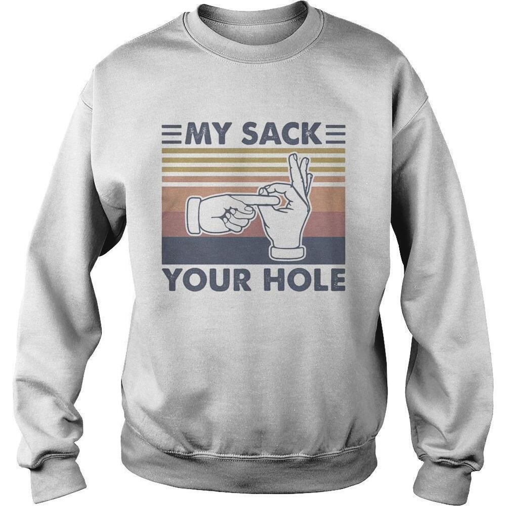 Cornhole My Sack Your HoleRetro Sweatshirt